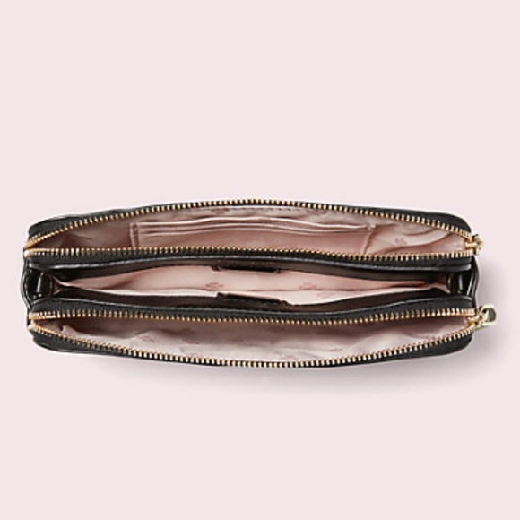 Top 88+ imagen kate spade amelia double zip mini crossbody
